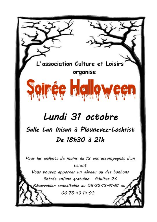 affiche cl halloween
